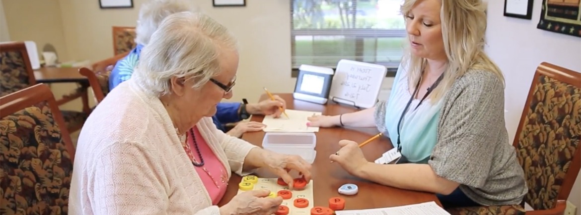 women playing memory games with saido learning