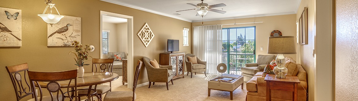 open concept living room